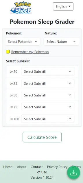 Pokemon Sleep Grader Pokemon product image